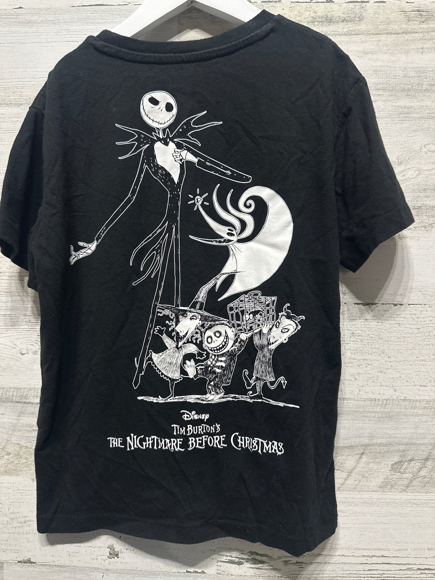 Size Youth Medium (8) Disney Nightmare Before Christmas Jack Skellington T-Shirt - Good Used Condition