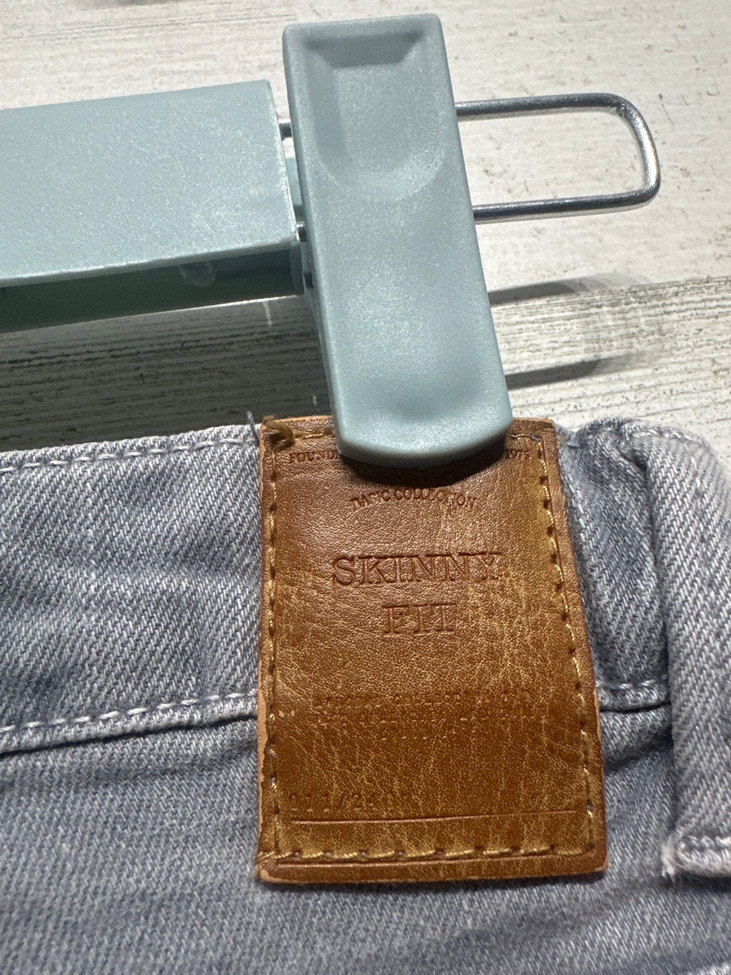 Zara Boys Size 8 Adjustable Waist Grey Skinny Fit Jeans VGUC