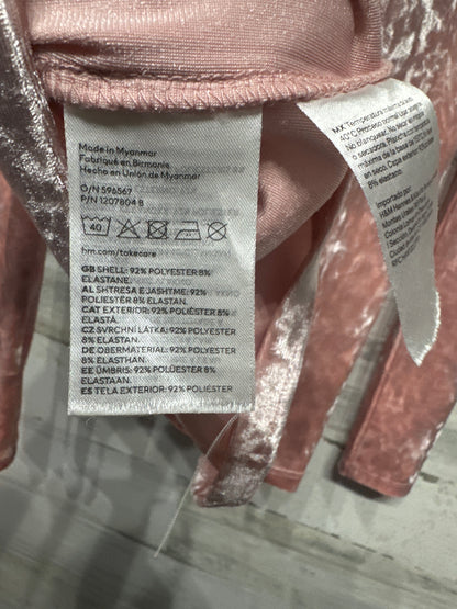 Crushed Velvet H&M Long Sleeve Shirt - Girls Size 8-10 - Very Good Used Condition