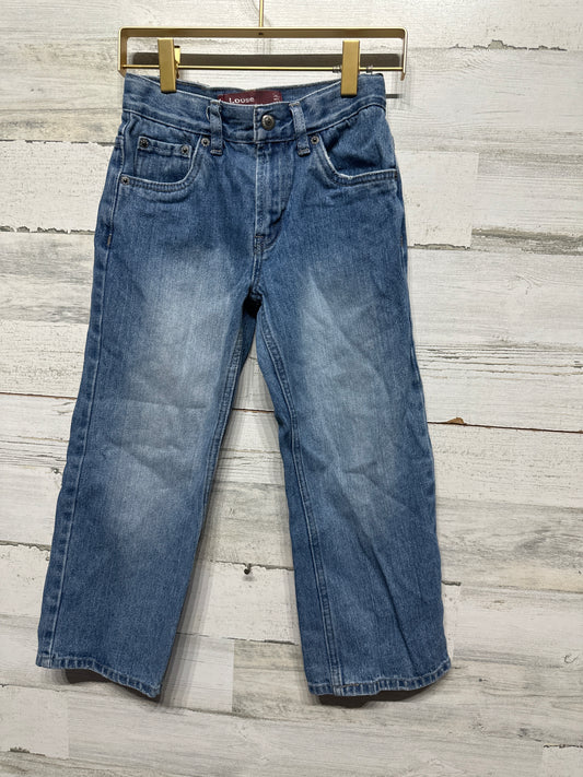 Boys Size 7 Regular Levi’s 569 Loose Straight Adjustable Waist Jeans - Good Used Condition
