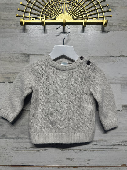 Size 3-6m Gymboree Beige Sweater - Very Good Used Condition