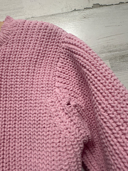 Girls Preowned Size 3-4 Zara Pink Sweater - Play Condition**