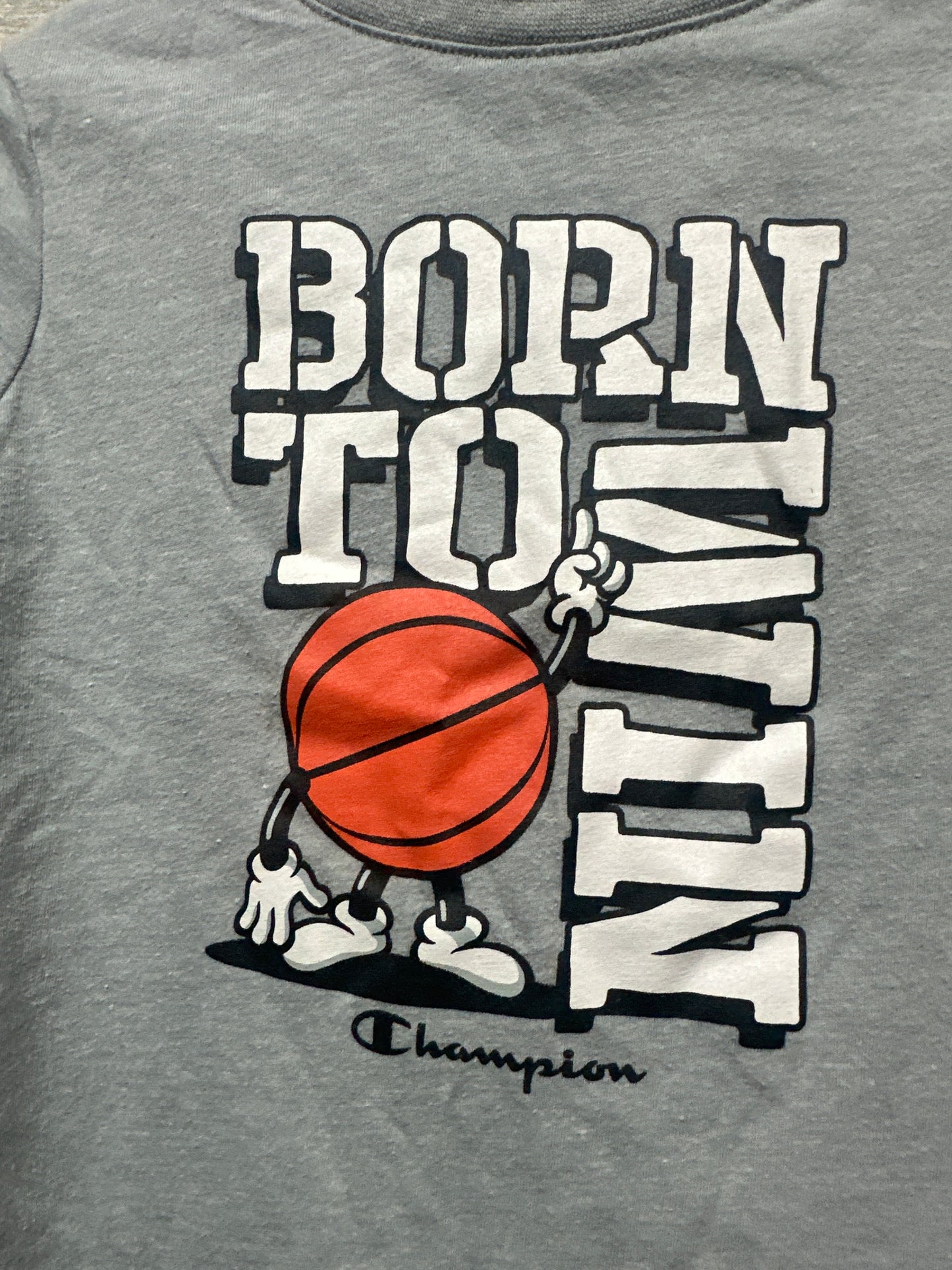 Boys Size 2t Champion Born To Win Tee - Good Used Condition