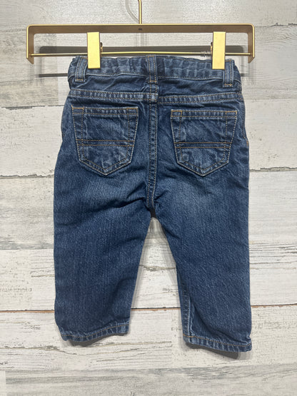 Boys Size 6-9m B’Gosh Classic Adjustable Waist Jeans - Very Good Used Condition