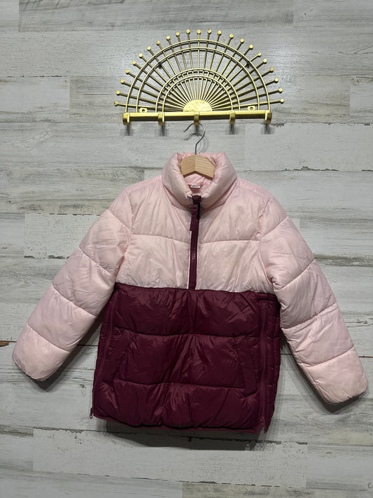 Girls Size Small (6-7) Old Navy Active Fleece Lined Puffer Quarter Zip Pullover - Play Condition*