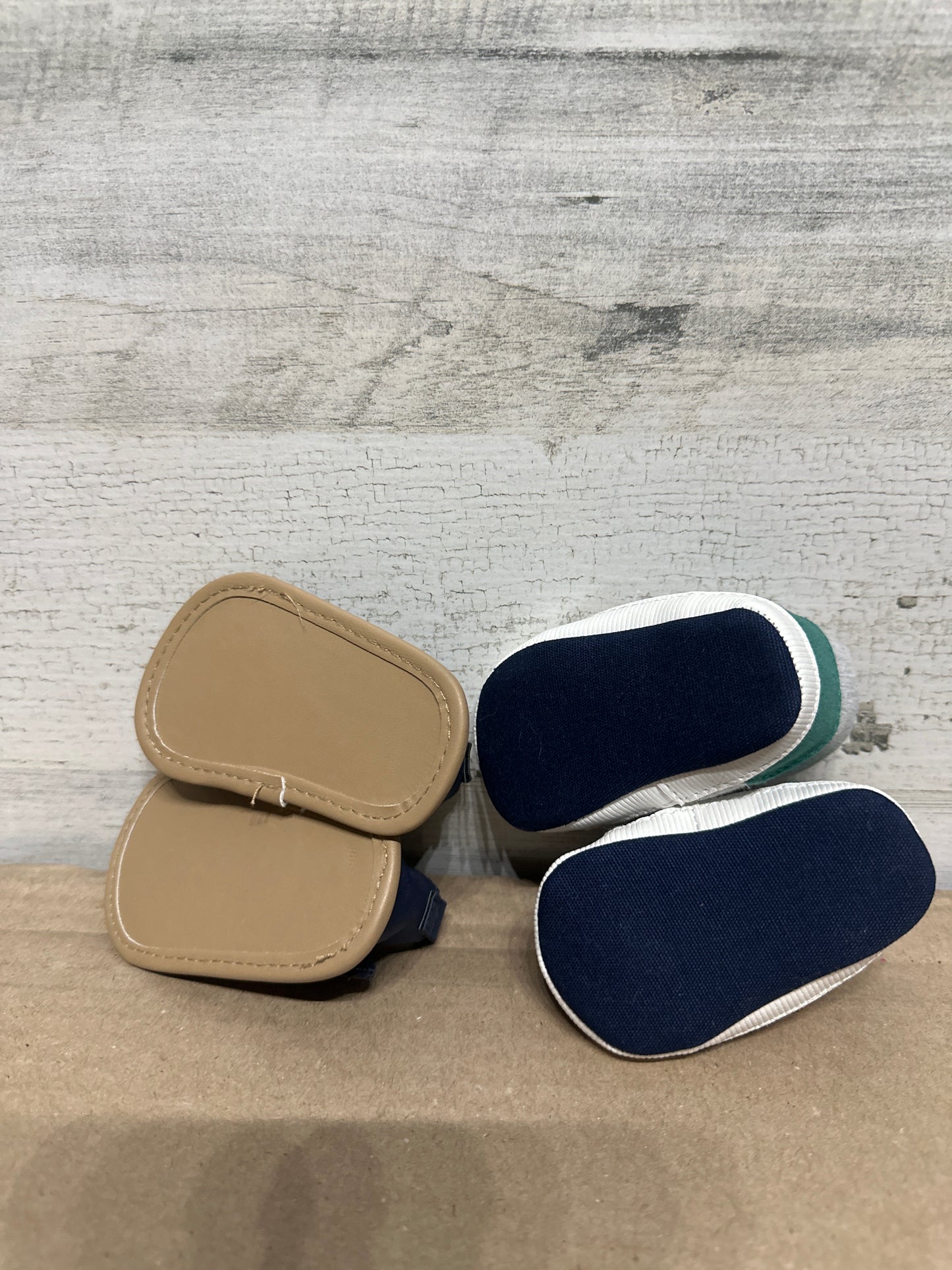 Newborn Sandals and Velcro Sneakers  - Very Good Used Condition