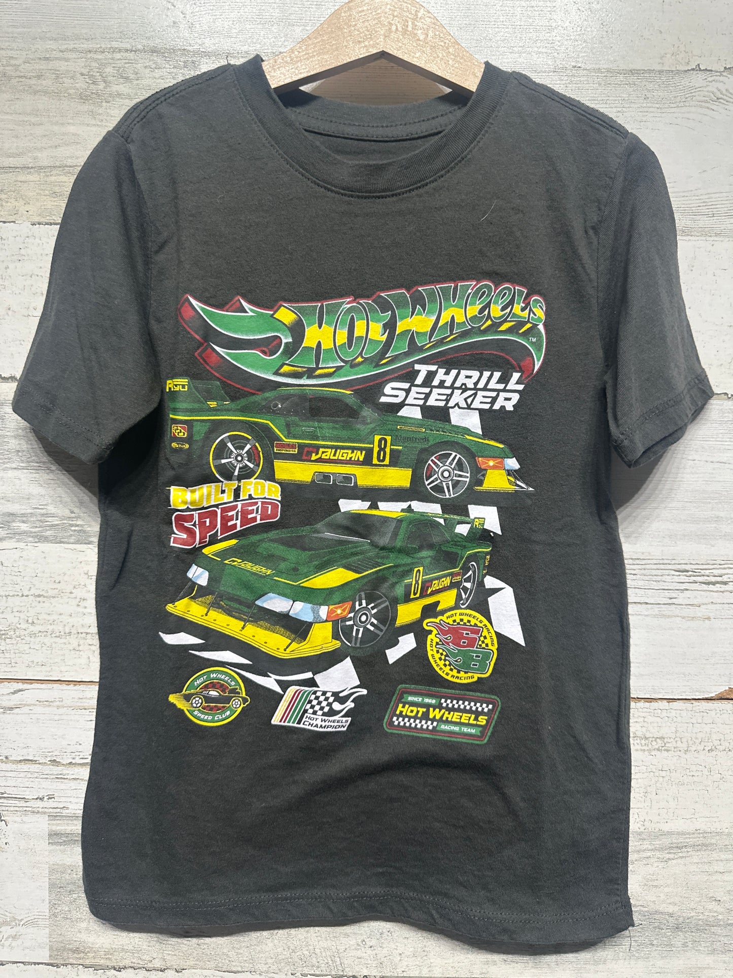 Boys Size 8 Medium Hot Wheels Thrill Seeker Shirt - Very Good Used Condition
