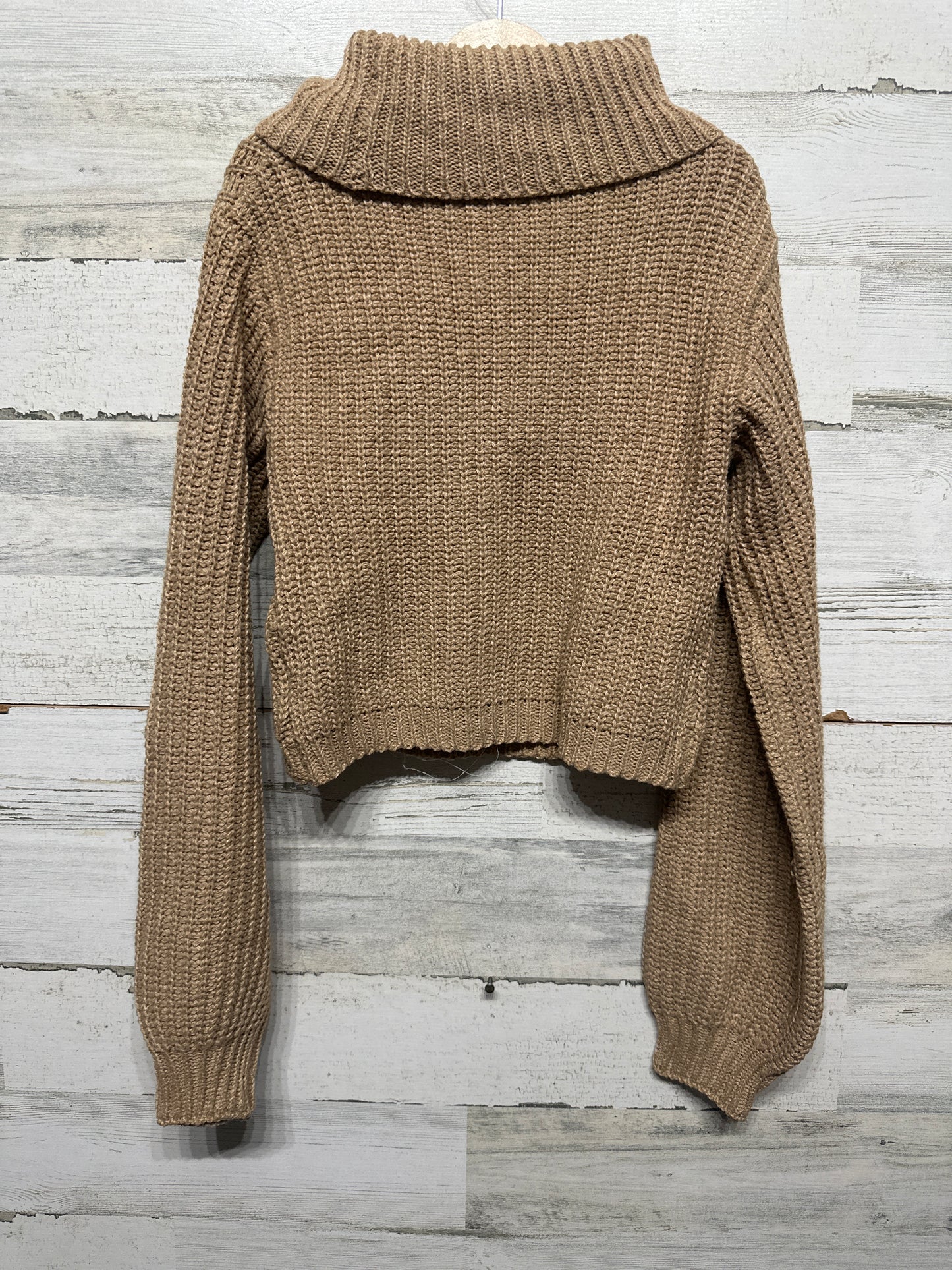 Girls Size 11/12 SHEIN Tan Sweater - Good Used Condition