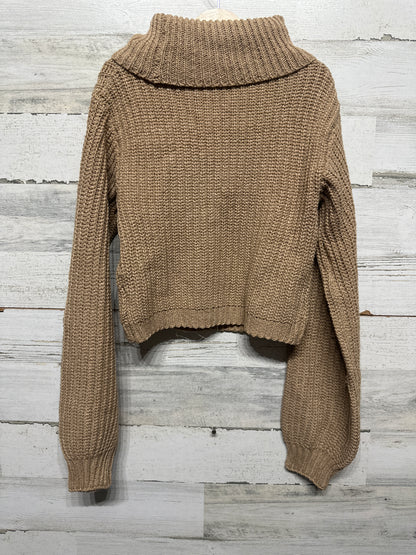 Girls Size 11/12 SHEIN Tan Sweater - Good Used Condition