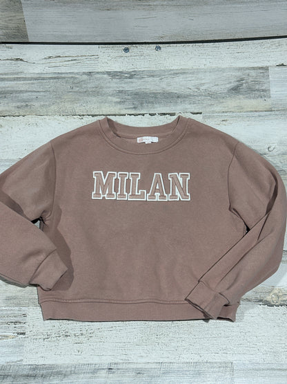 MILAN Sweatshirt - GB Girls - Girls Size Medium - Very Good Used Condition