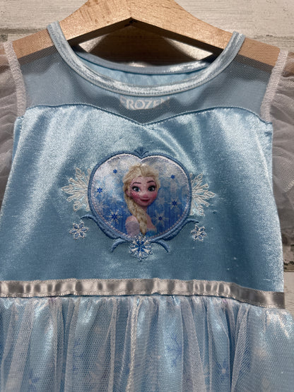 Elsa Disney Princess Girls Size 4t Nightgown Frozen GUC*