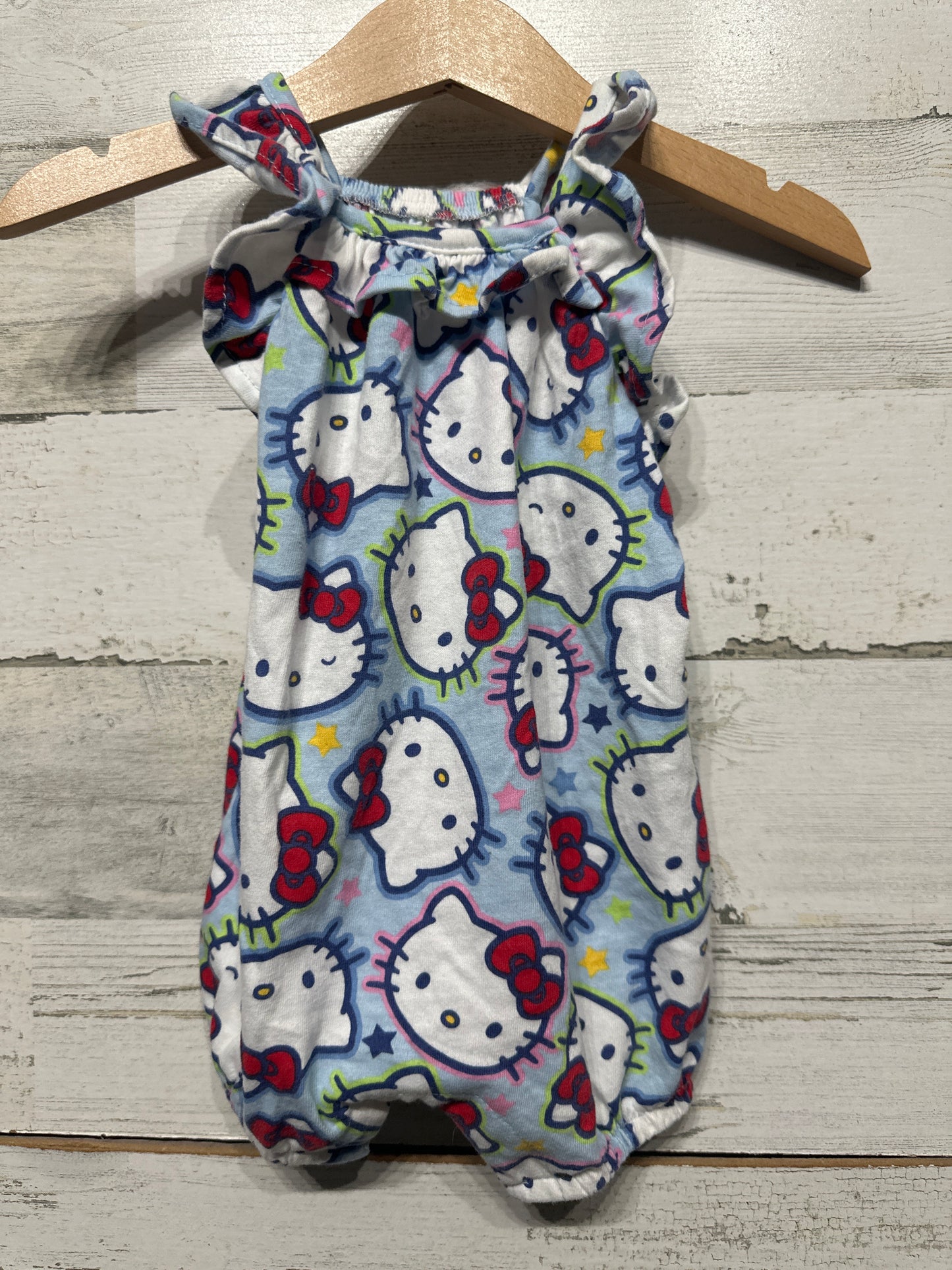 Hello Kitty Romper Girls 3-6m VGUC