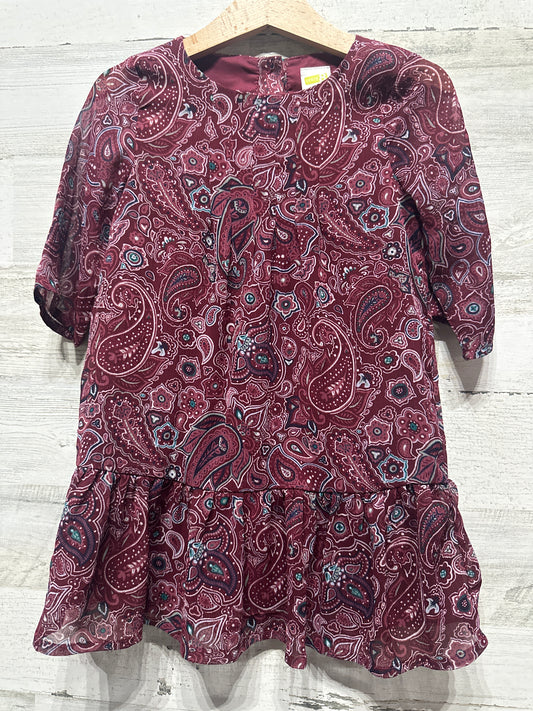 Girls Size 3t Crazy 8 Paisley Print Dress - Very Good Used Condition