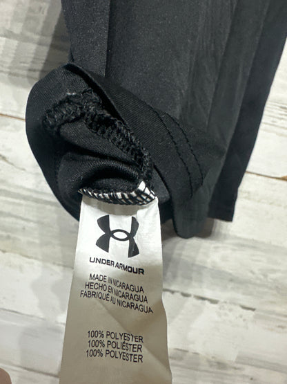 Boys Size 6 Under Armour Black Shirt - Good Used Condition