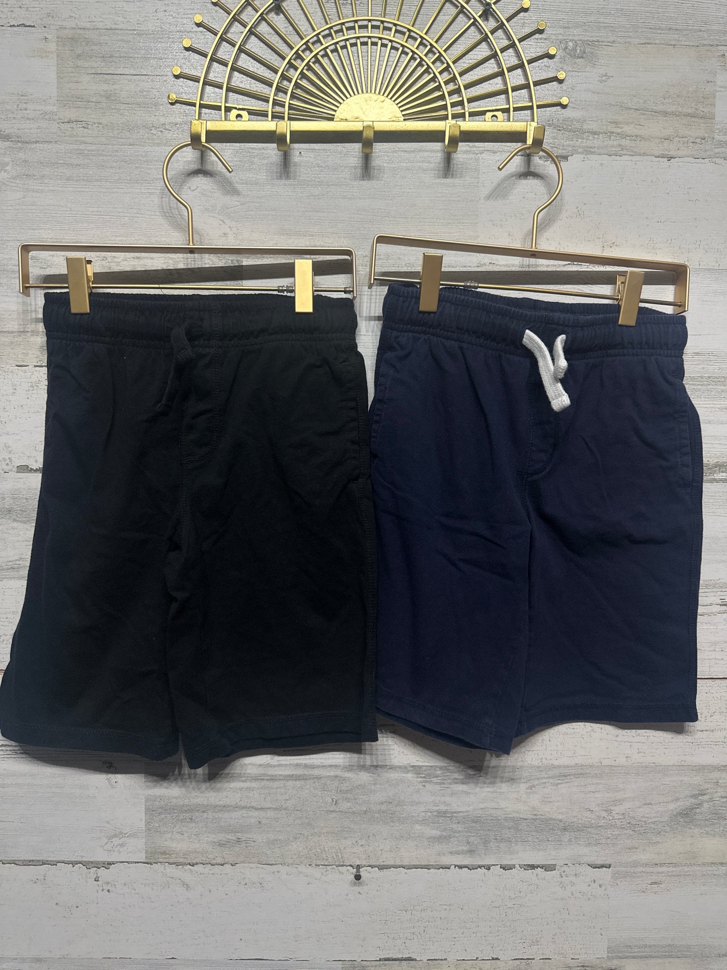 Boys Size 7/8 Gymboree Shorts Lot - Black and Navy (2 pieces) - Good Used Condition