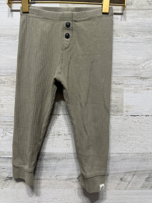 Boys Size 24m Easy Peasy Organic Cotton Blend Ribbed Pants - Good Used Condition