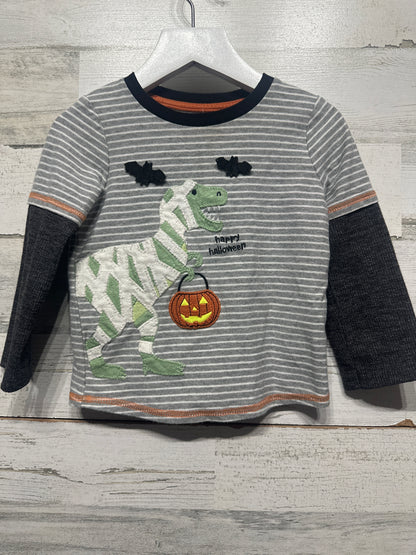 Boys Size 12-18m Mud Pie Appliqué Halloween Shirt - Very Good Used Condition