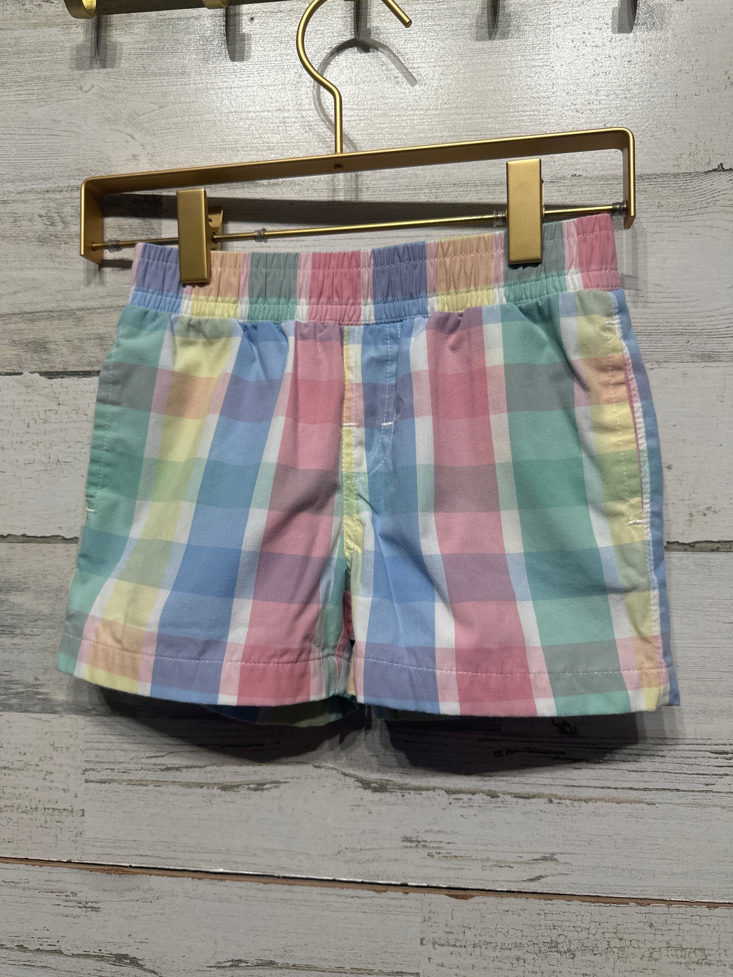 Boys Size 5 TBBC Plaid Shorts - Very Good Used Condition