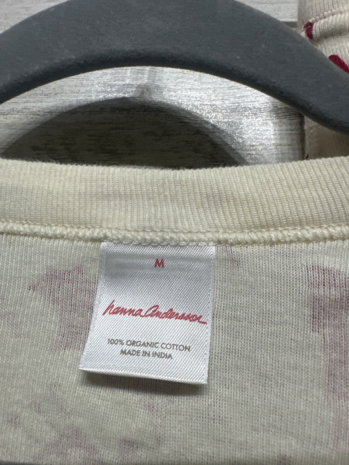 Hanna Andersson Organic Cotton Holiday Pajama Set Adult Size Medium VGUC