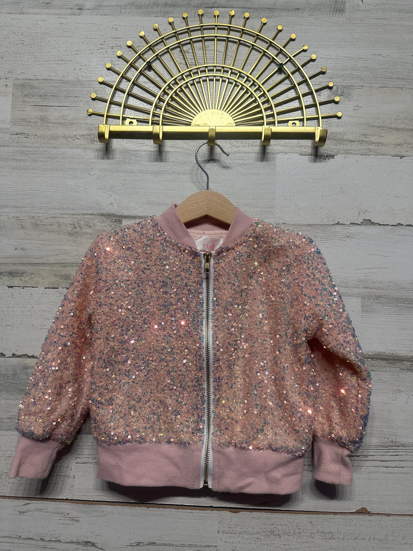 Mila & Rose Sparkle Sequin Jacket Girls 4T GUC