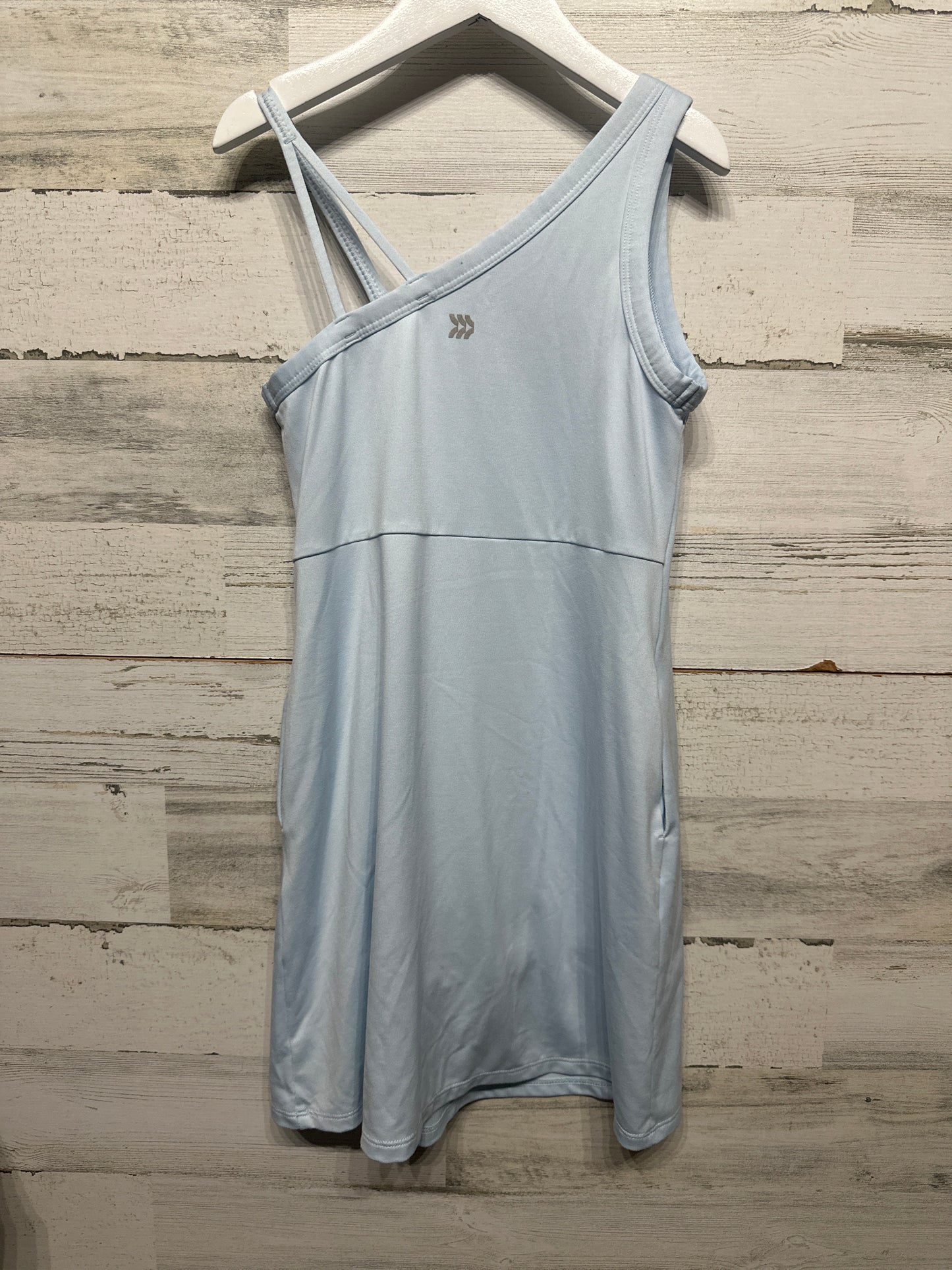 Girls Size 8 (Medium) All in Motion Active Light Blue Dress (with built in shorts) - Very Good Used Condition