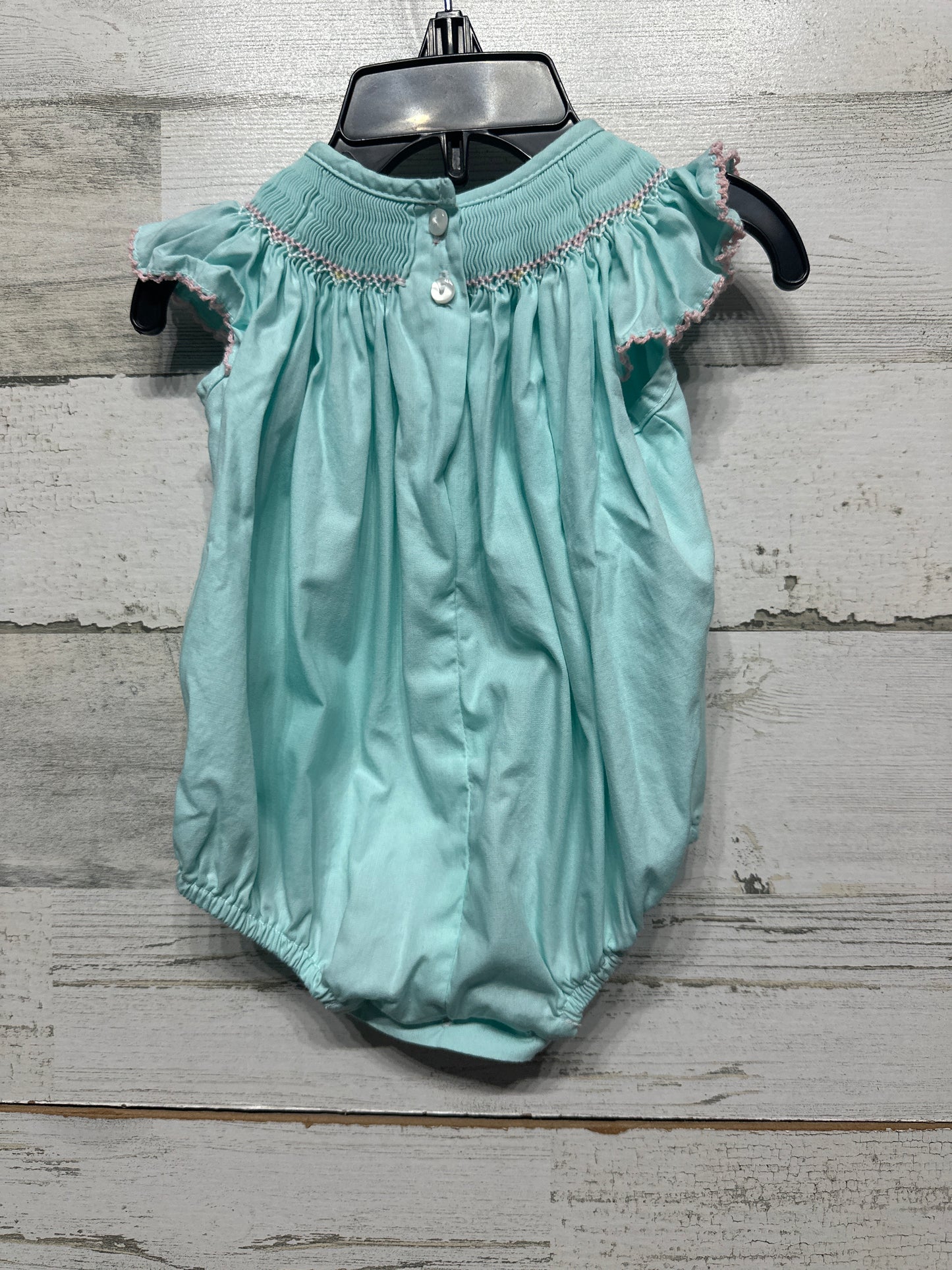 Smocked Bunny Bubble Edgehill - Girls Size Newborn - Very Good Used Condition