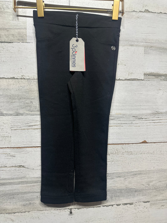 Size 2/3 Black 3Pommes Activewear Leggings - New With Tags