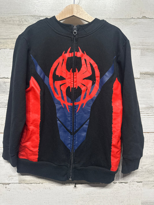 Boys Size Small (6-7) Spiderman Jacket with Mask in Hood - Very Good Used Condition