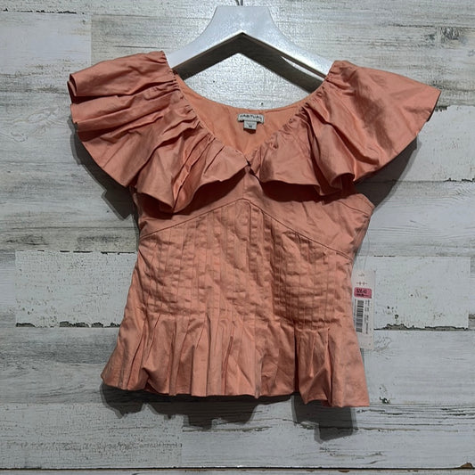 Girls Size 10 Habitual peach shirt - new with tags
