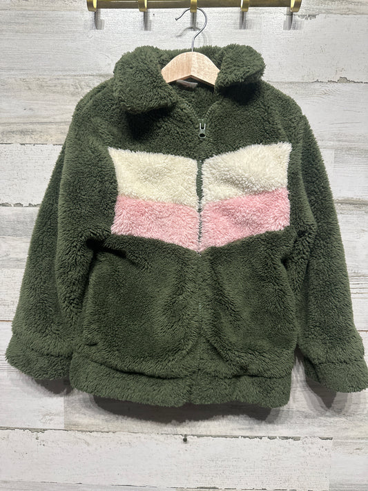 Girls Size 6-6x Small Wonder Nation Fleece Zip Up Jacket - Good Used Condition