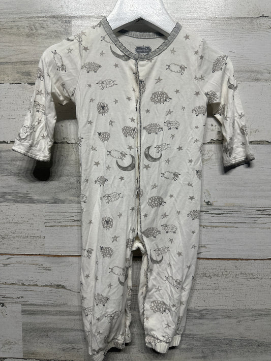 Size 0-3m Mudpie Bamboo Convertible Gown Sleeper - Very Good Used Condition