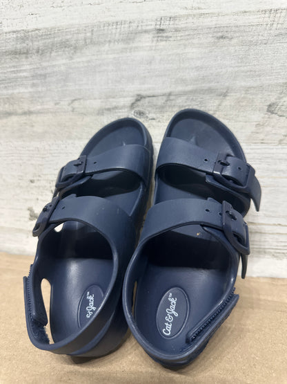 Size 11 (Toddler) Cat and Jack Navy Blue Sandals - Very Good Used Condition*