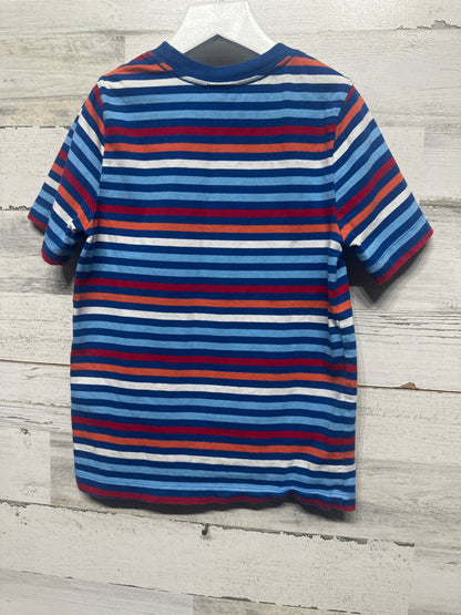 Boys Size 6-7 (120 cm) Hanna Andersson Striped Shirt - Very Good Used Condition