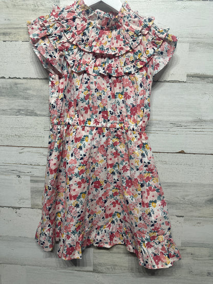 Girls Size 7 Janie and Jack Floral Dress- Very Good Used Condition