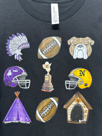 Mid County Madness Shirt Size 6-8 VGUC