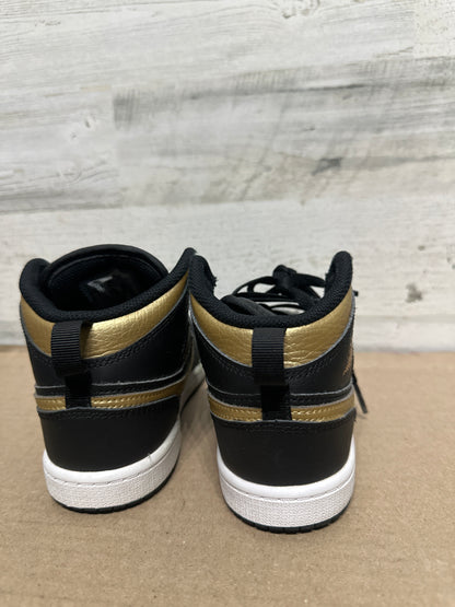 Size 2 (Youth) Nike Air Jordan 1 Mid Shoes - Very Good Used Condition