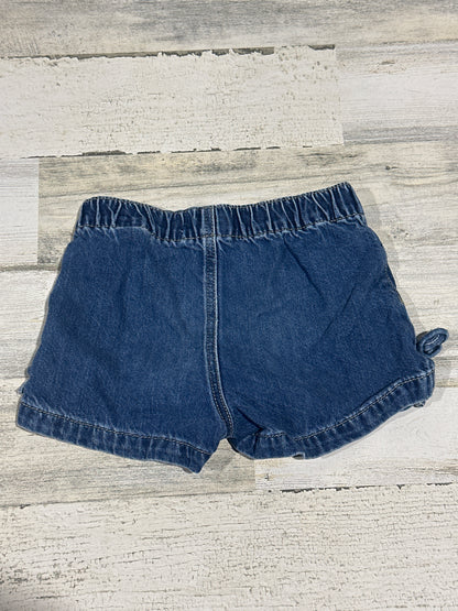 Zara Denim Pull On Shorts - Girls Size 5 (110 cm) - Very Good Used Condition