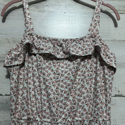 Girls Size XL Copper Key floral jumpsuit - very good used condition
