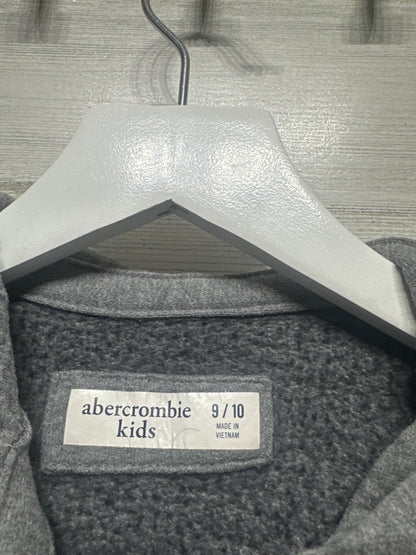 Abercrombie Kids Size 9-10 Grey Full Zip Hood Jacket VGUC