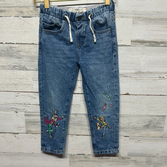 Size 4-5 Years M&S Roald Dahl Charlie and The Chocolate Factory Jeans - Gender Neutral  - Good Used Condition