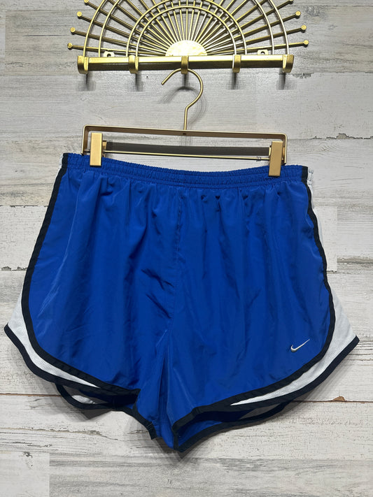 Women’s Size XL Nike Drifit Royal Blue Lined Athletic Shorts - Very Good Used Condition