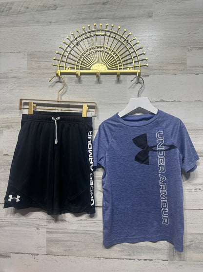 Boys Preowned Size Youth Small Under Armour Outfit (2 Pieces) - Good Used Condition*