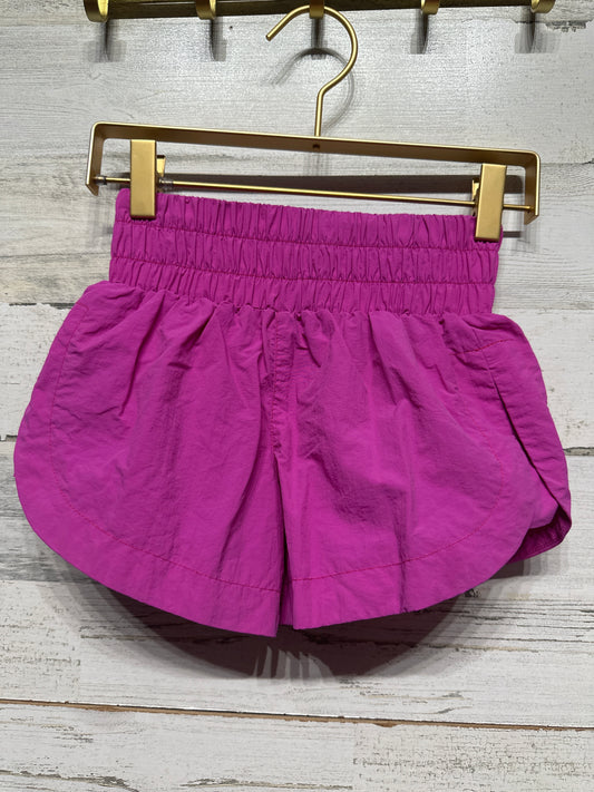 Girls Size 7/8 Habitual Fuscia Active Shorts - Very Good Used Condition