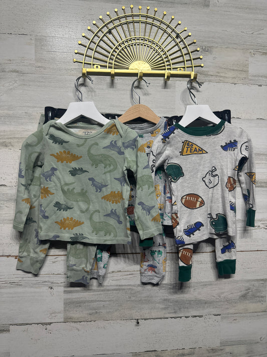 Long Sleeve/Pants Cotton Pajama Lot - Boys Size 24m - Very Good Used Condition