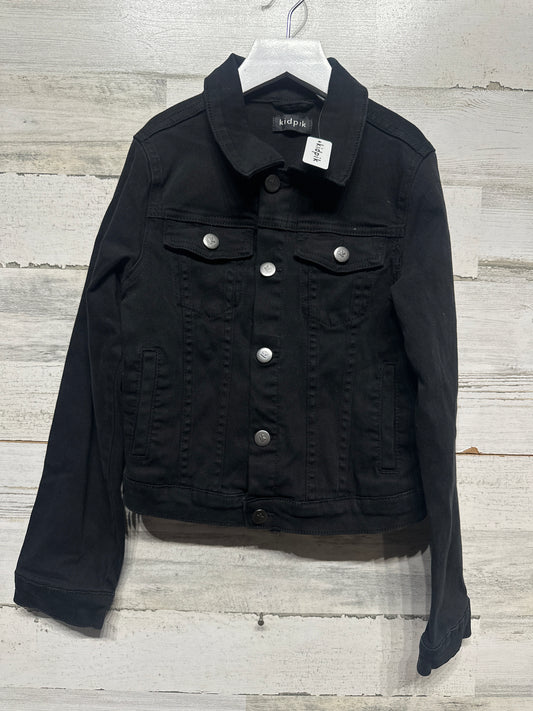 Size 12 Large Kid Pick Black Denim Jacket - New With Tags