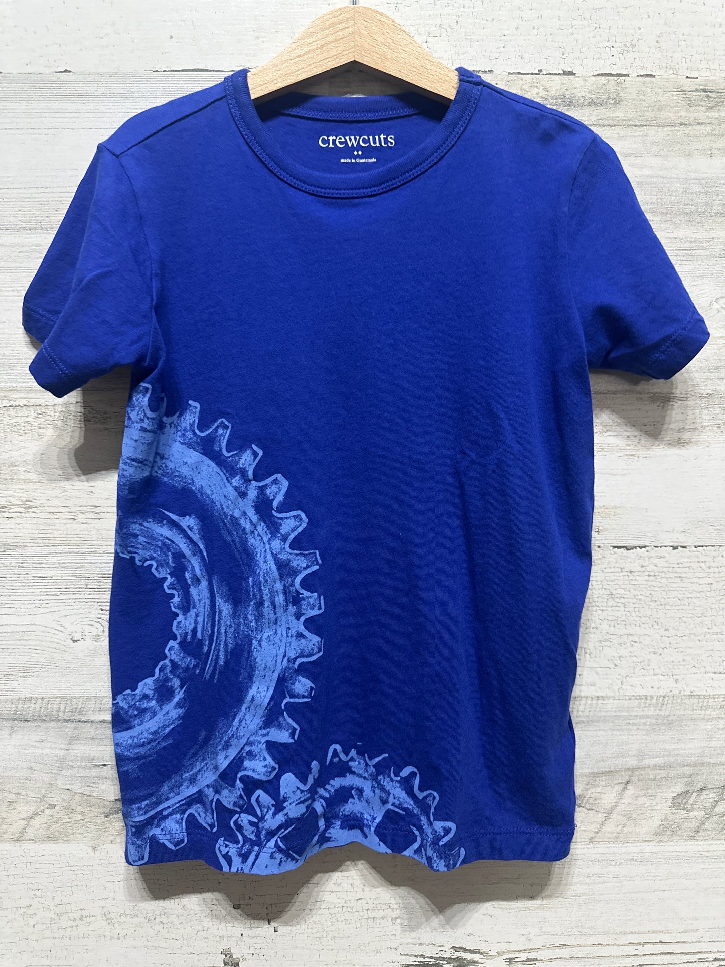 Size Small (6-7) Crewcuts Gears Shirt - Very Good Used Condition