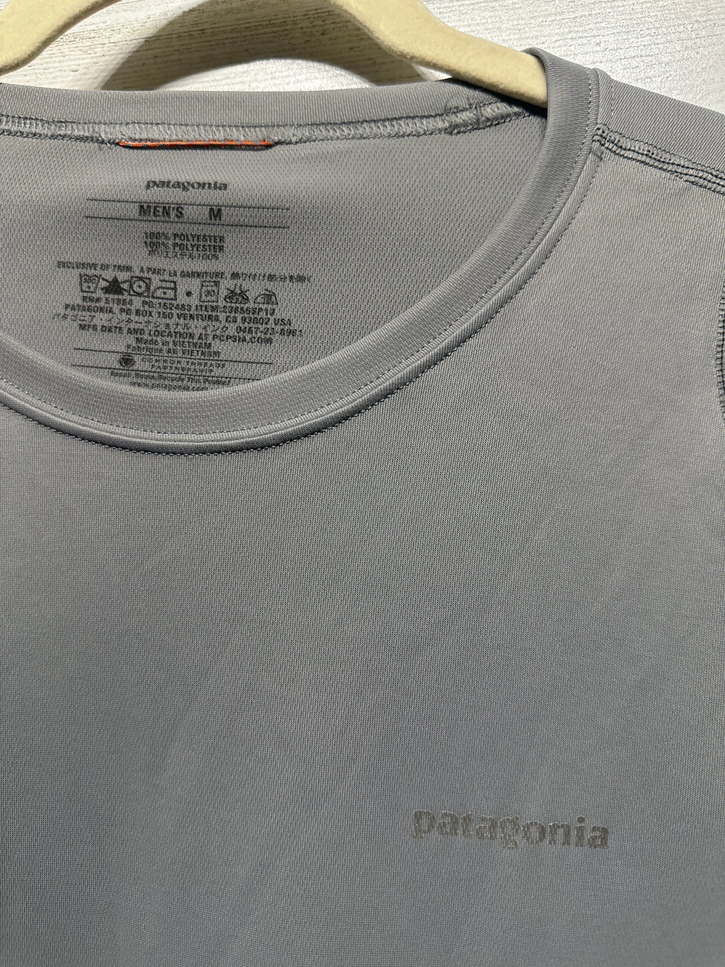 Patagonia Men’s Medium Quick Dry Shirt Grey VGUC