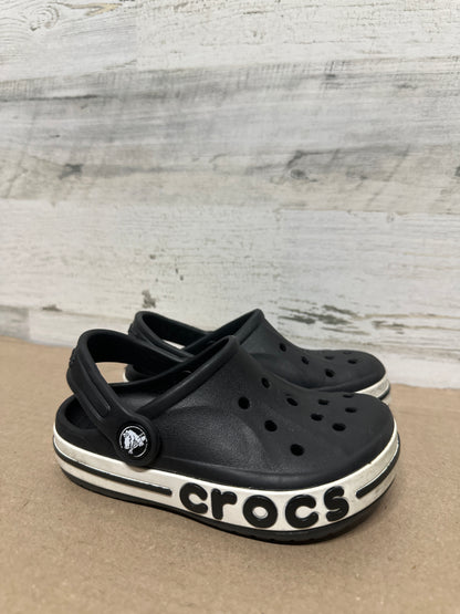 Size 9 (Toddler) Crocs Black Clogs - Good Used Condition