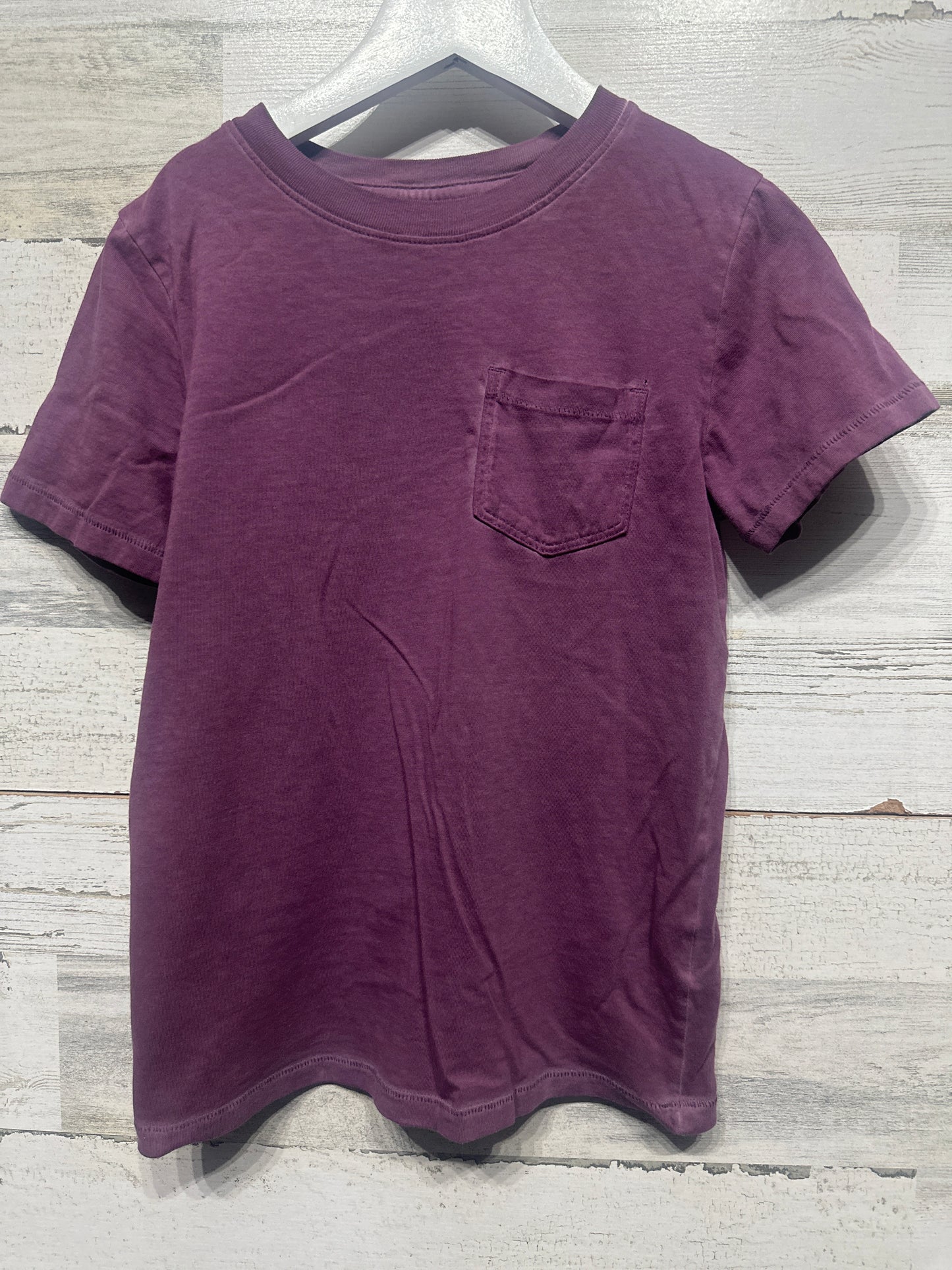 Boys Size Small Cat and Jack Purple Pocket T-Shirt - Very Good Used Condition