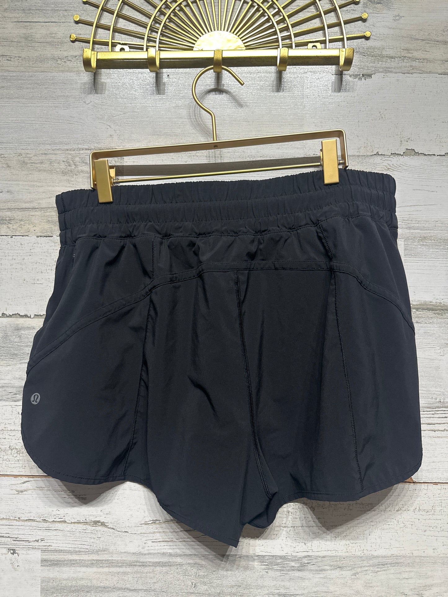 Women’s Size 16 Lululemon Black Athletic Shorts With Zip Pocket - Good Used Condition*